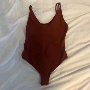 Free People- Brick Brown Bodysuit